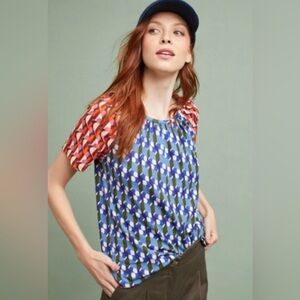 Akemi + Kim Ellipses Printed Tee size S